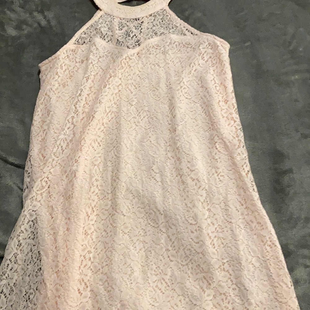 light pink dress